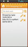 OTVietnam Shopping List screenshot 2