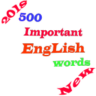 500 Important English words with Pictures & audios icône