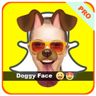 Icona Snap Doggy face For Snapchat