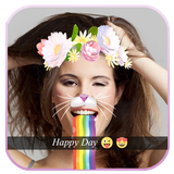 Snap Photo Filters And Sticker أيقونة