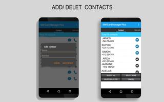 1 Schermata SIM Contacts Manager Plus