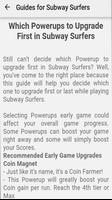 Guide For  Subway Surfers Run اسکرین شاٹ 1