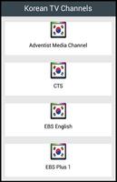 Chaînes TV coréennes Affiche