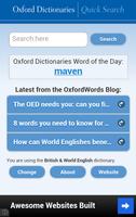 Oxford Dictionaries – Search الملصق