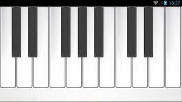 Realistic Piano Keyboard captura de pantalla 1