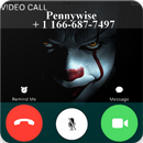 Pennywise video call * Do not Call ! He So Scary APK