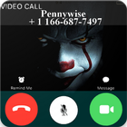 Pennywise video call * Do not Call ! He So Scary icône