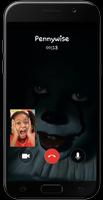 Pennywise video call * Do not Call ! He So Scary capture d'écran 3