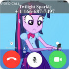 Twilight Sparkle video call * OMG NICE Little Pony ikon