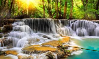 Great  Waterfall Puzzle постер
