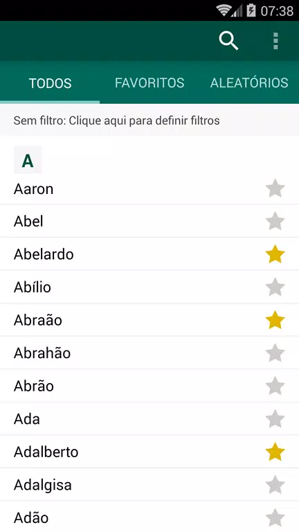 Origem e Significado dos Nomes APK for Android Download