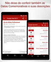 Feriados 2018 Brasil e Datas Comemorativas screenshot 1
