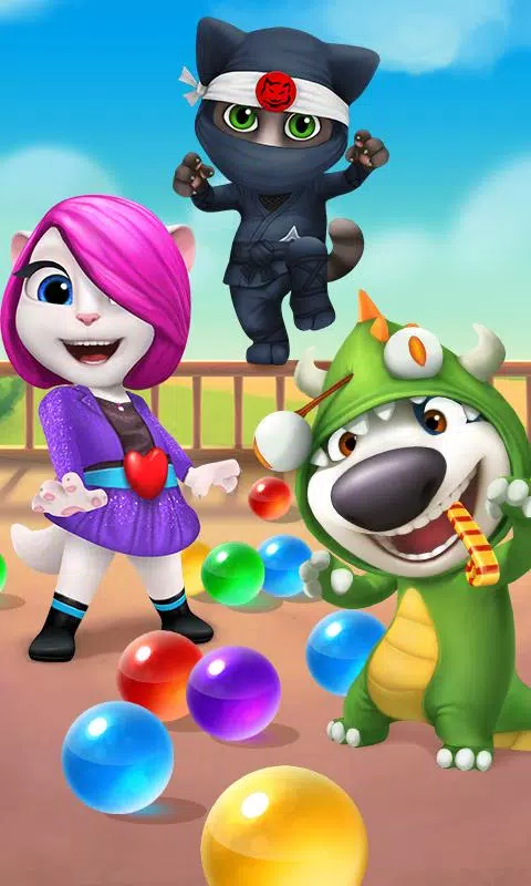 Download Talking Tom Bubble Shooter (Mod) 1.3.2.741 APK For Android