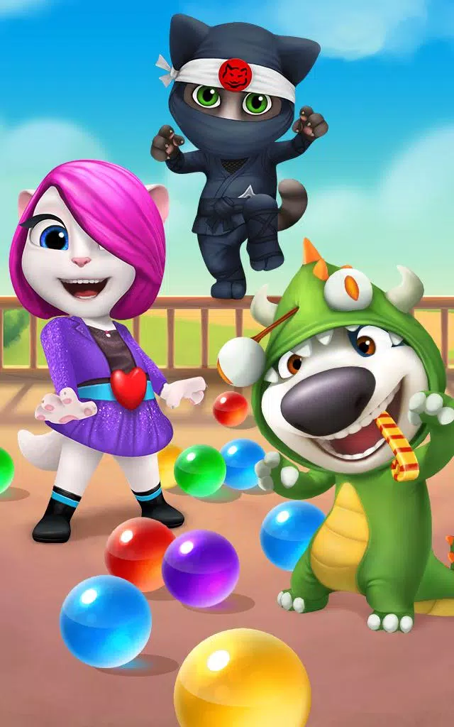 My Talking Tom - Jogo Bubble Shooter 