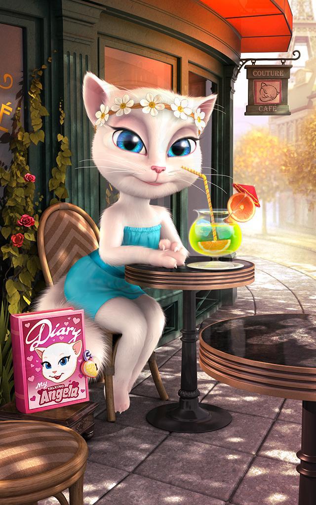 Говорящая анджела 3. Анджела 2. Анджела outfit7. Talking Angela 2012.