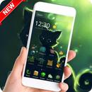 Neon Green Cat Kitty APK