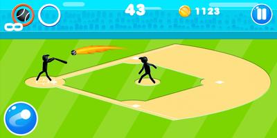 Stickman Baseball Plakat