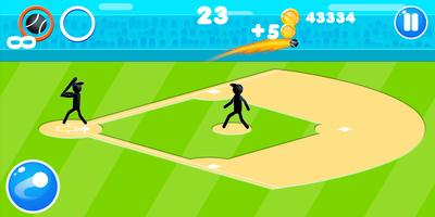 1 Schermata Stickman Baseball