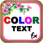 Color Text Fx ícone