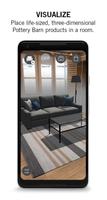 Pottery Barn 3D Room View Affiche