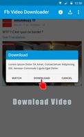 Video Downloader FB تحميل فيديوهات captura de pantalla 3