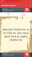 Beautiful Shayari Affiche