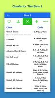 برنامه‌نما Cheats for Sims 4 & 3 عکس از صفحه