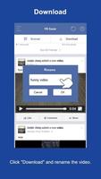 Video Downloader for Facebook ảnh chụp màn hình 1