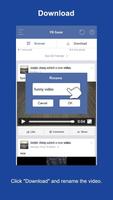 1 Schermata Video Downloader for Facebook