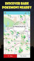 Poke Radar Map for Pokemon Go Affiche