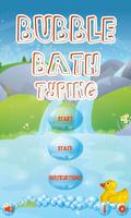 Bubble Bath Typing Free Affiche