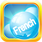 프랑스어 거품 목욕 게임 배우기 아이콘