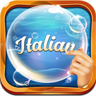 Learn Italian Bubble Bath Game icône