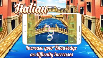 Learn Italian Bubble Bath Game capture d'écran 3