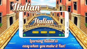 Learn Italian Bubble Bath Game capture d'écran 1