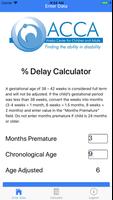 Percent Delay Calculator for A plakat