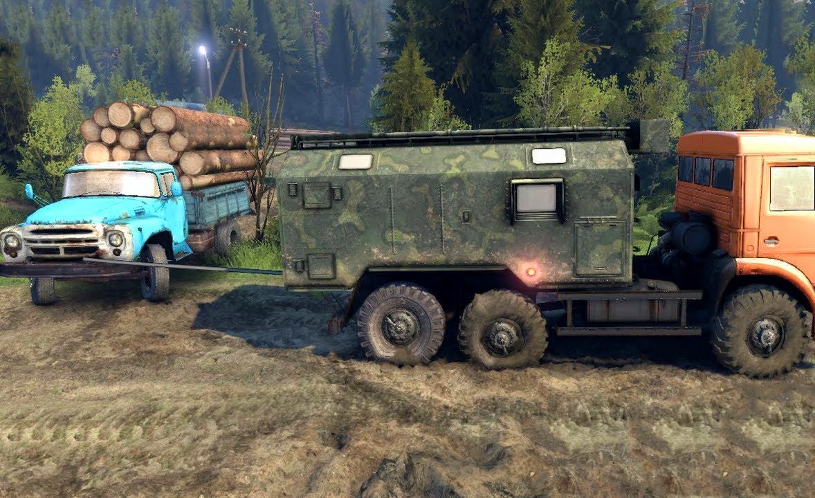 Включи где грузовик. Spin Tires MUDRUNNER Урал 4320. Игра вездеходы Spin Tires. КАМАЗ 43108 SPINTIRES. МТЗ 50 Spin Tires.