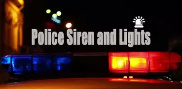 sirena della polizia e le luci