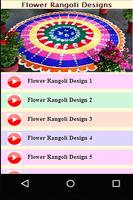 Flower Rangoli Designs Onam Athapookalam Affiche