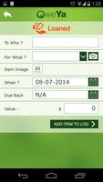 برنامه‌نما Loan Transaction Tracker OweYa عکس از صفحه