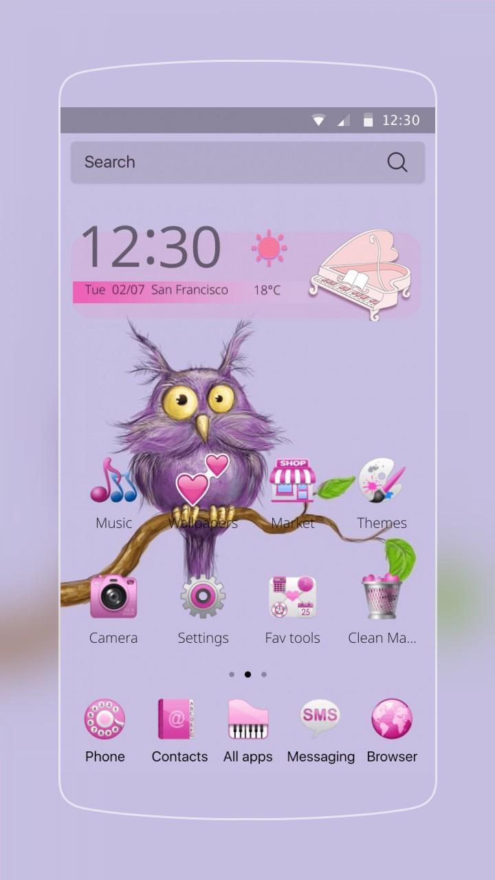 Android 用の フクロウおかしいかわいいアイコンパック Apk をダウンロード