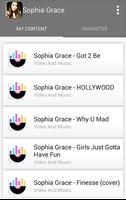 برنامه‌نما Sophia Grace - Video and Music عکس از صفحه