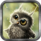 Owl Chick Live Wallpaper أيقونة