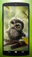 Owl Chick Live Wallpaper imagem de tela 2