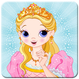 Princess puzzle game for kids icône