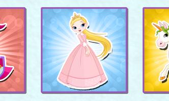 Princess puzzle game for kids 포스터