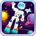 Moon Walk Free Space Jump Game ikona