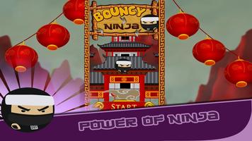 Bouncy Ninja - Ball Jump Game Affiche