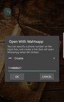 1 Schermata Open in whatsapp (One Click Chat)