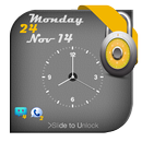 Screen Lock Analog Clock aplikacja